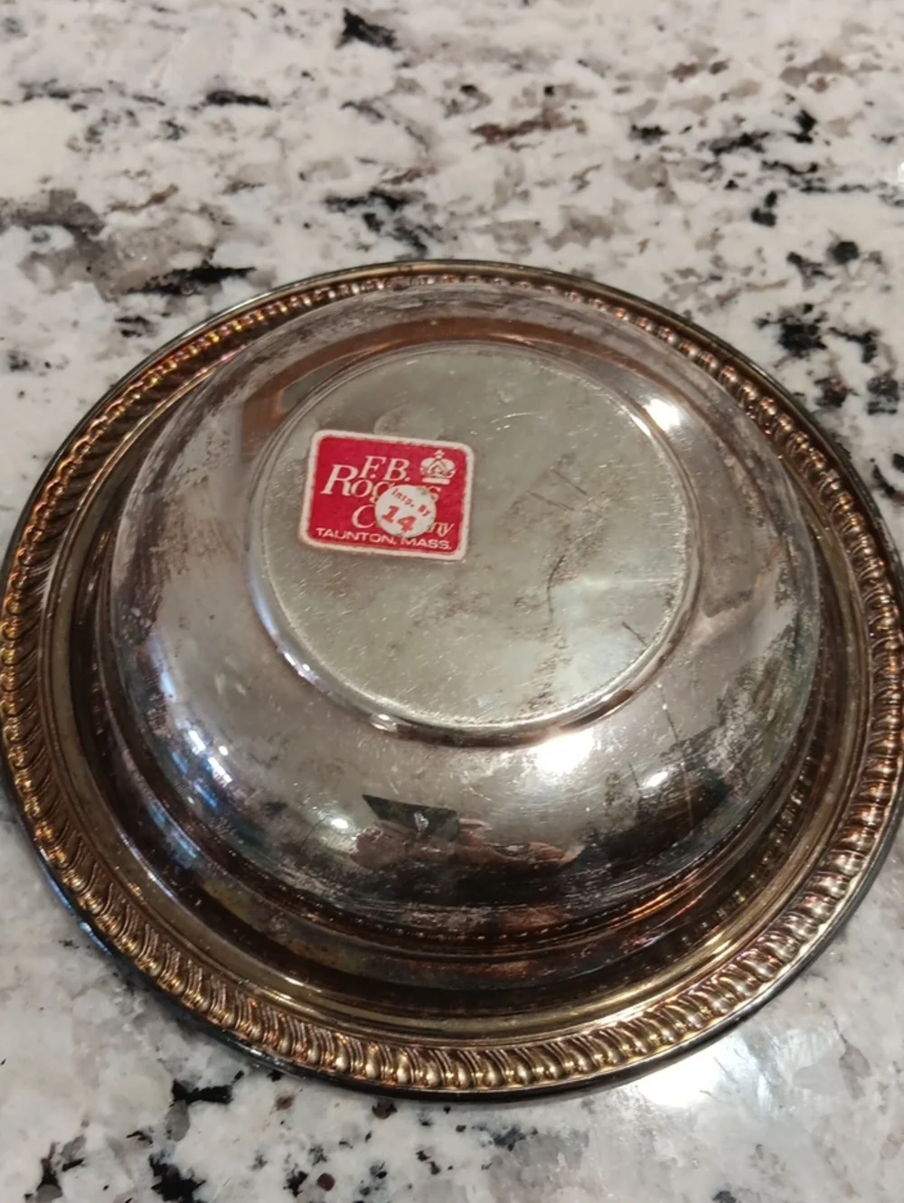 Classic Vintage F.B. Rogers 6.5 In. silverplate Bowl